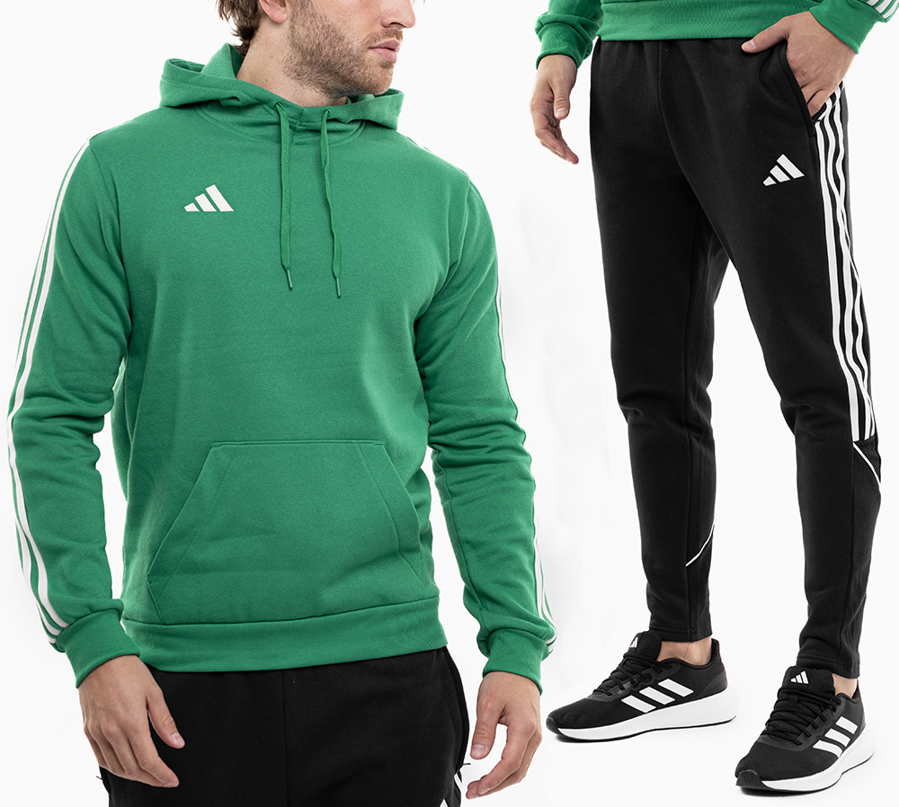 Teplákovka Pánský adidas Sportovní komplet Dresová Mikina Kalhoty Tiro 23 vel S