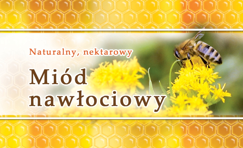 

Etykiety małe mini Miód Nawłociowy 100 szt