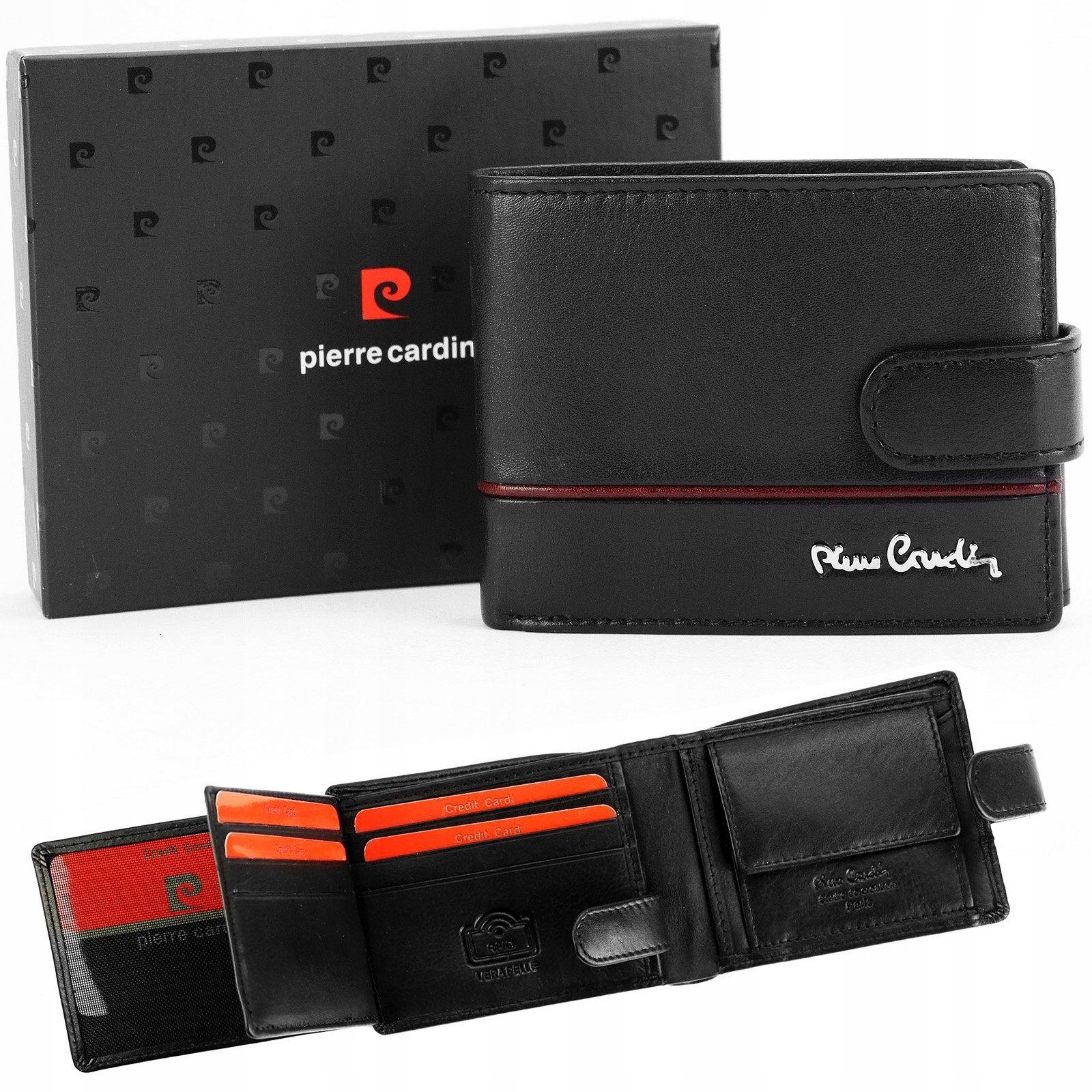 Malá Pánská Peněženka S Uzávěrem Z Prémiové Přírodní Kůže Pierre Cardin