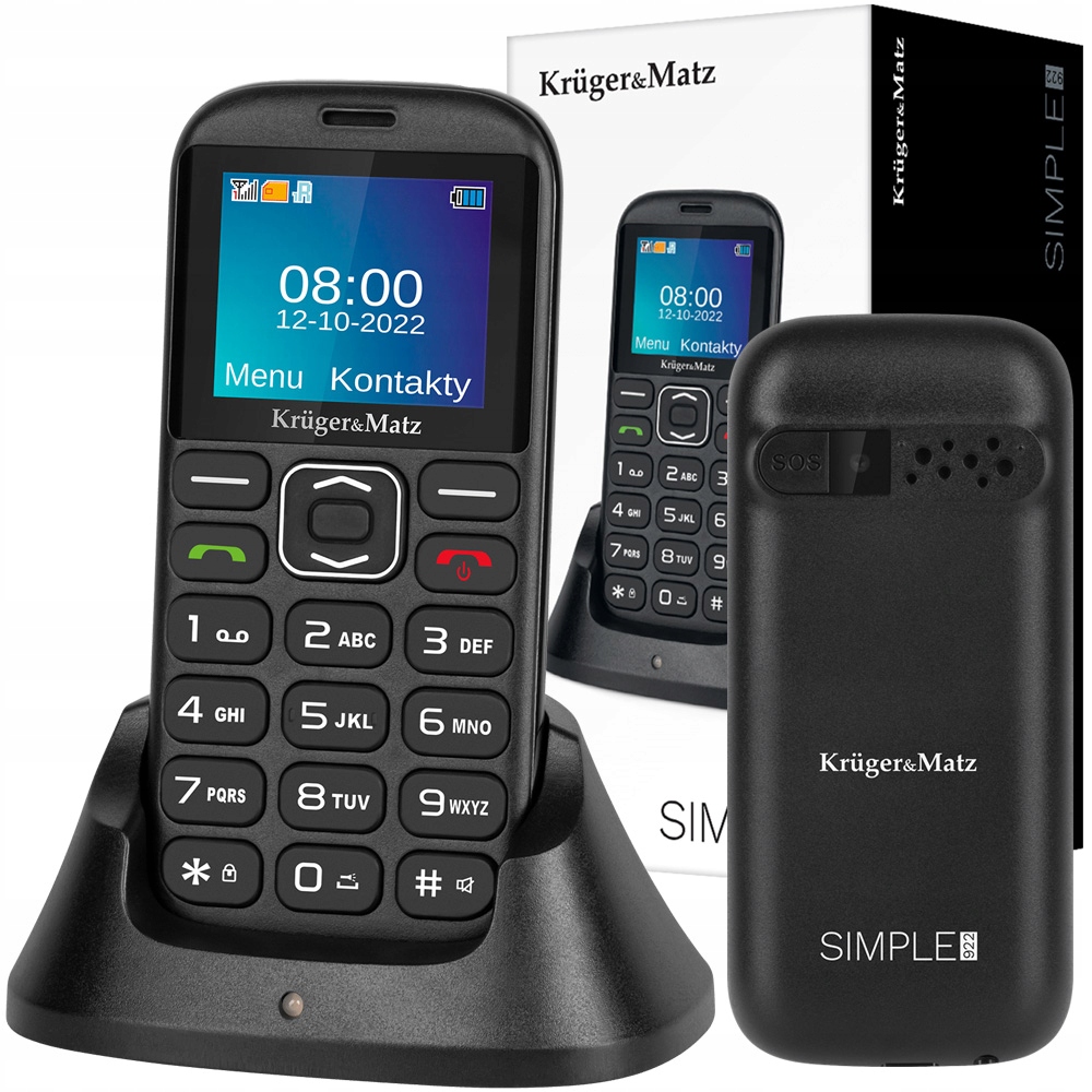 

Telefon Komórkowy Dla Seniora Dual Sim 4G Sos