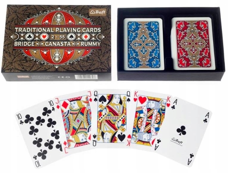 Karty Traditional Playing Cards 2x55 listków Nazwa Traditional Playing Cards