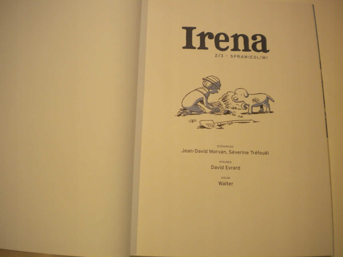 IRENA 2/3 - SPRAWIEDLIWI MORVAN EVRARD Autor Jean-David Morvan Severine Trefouel