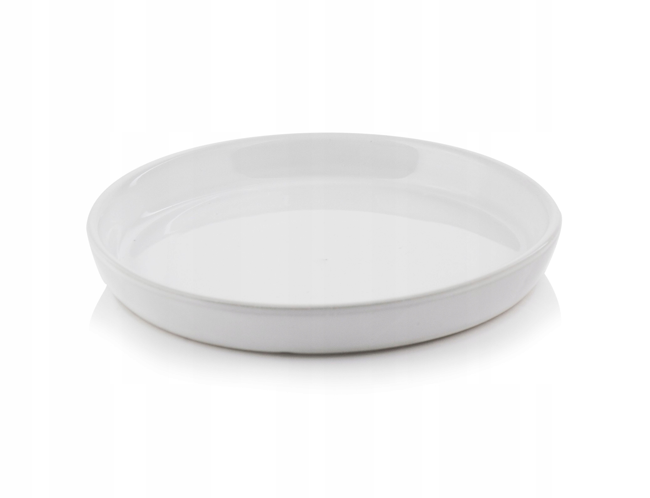 

Biały Okrągły Podstawek Ceramiczny 19 cm