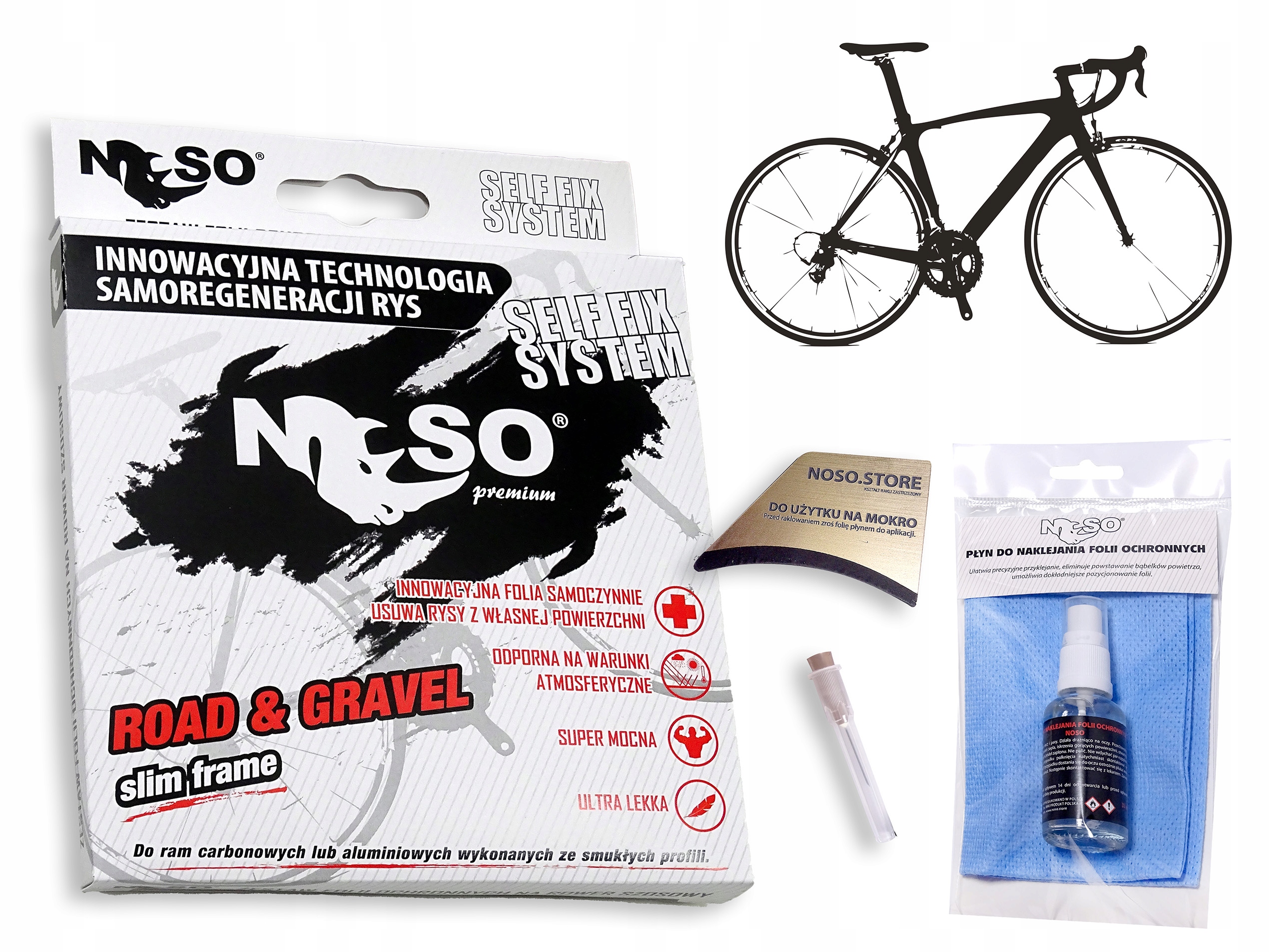 Fólie na Gravel Kolarzówka sada XXL Slim|blesk s-reg Ppfu Elite