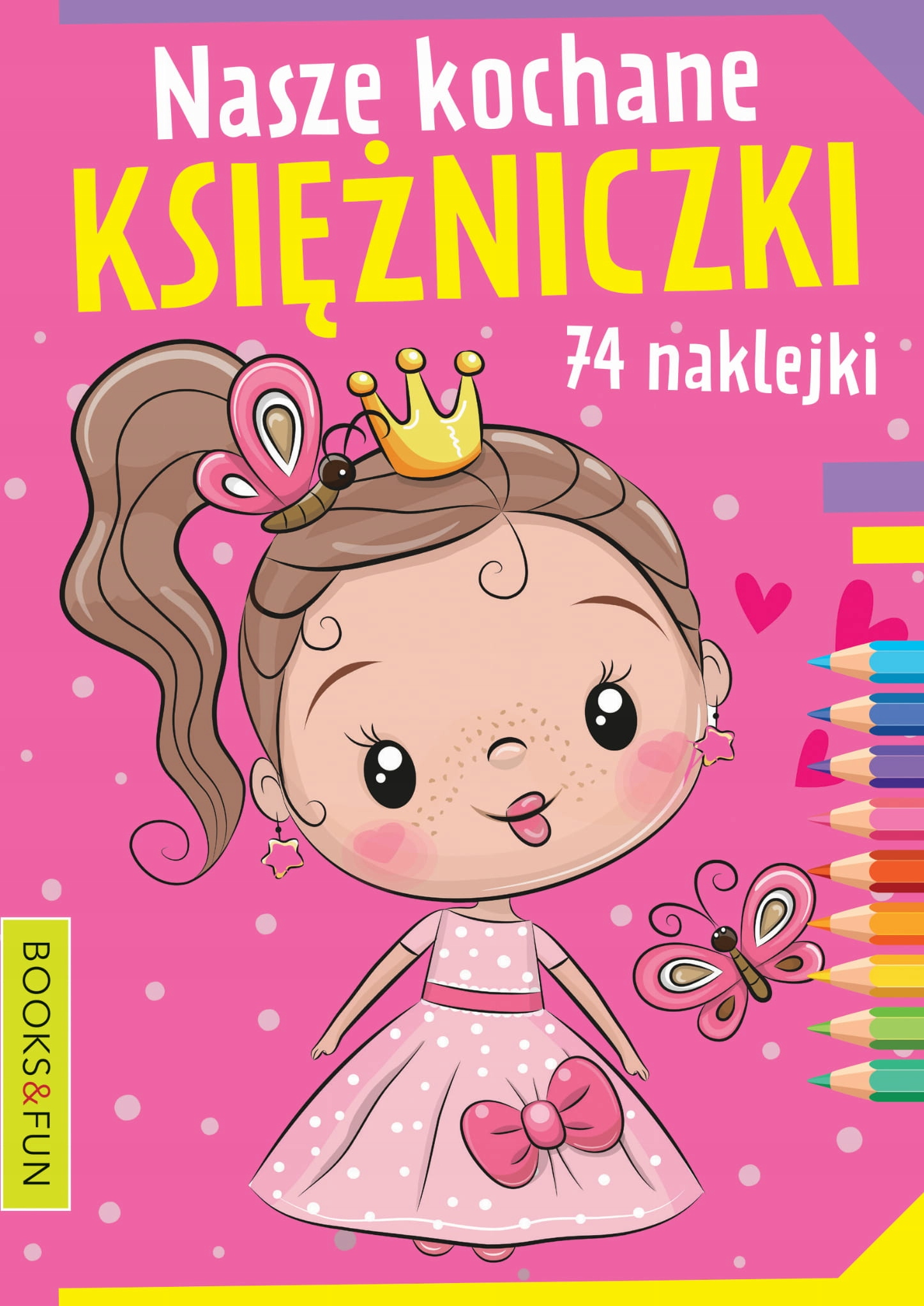 

Nasze Kochane Księżniczki Malowanka 74 naklejki