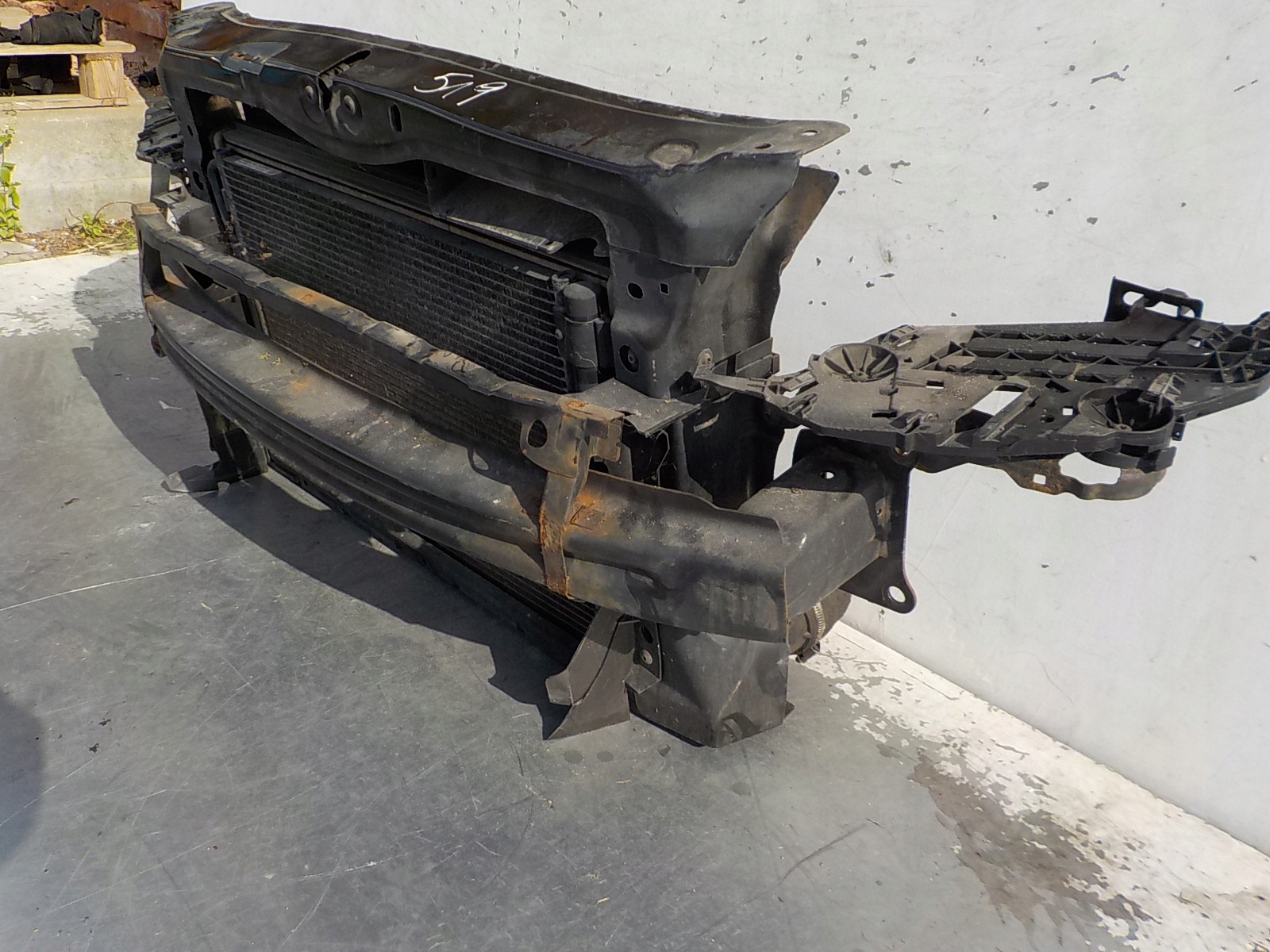 519 SKODA OCTAVIA II 2.0 TDI support panel for radiators sider radiator
