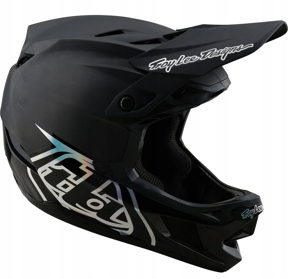Cyklistická přilba Troy Lee Design D4 Carbon Stealth černá L