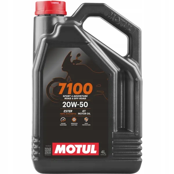 Motorový olej Motul 7100 Sae 20W50 4L Sn Jaso MA-2 Syntetický