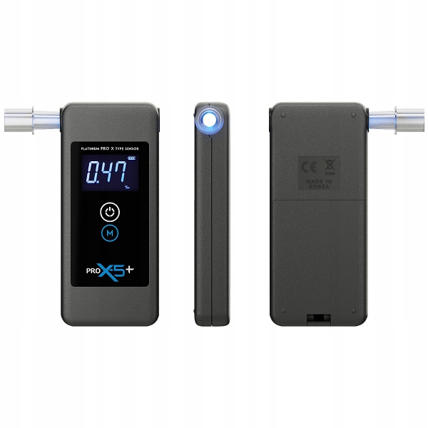 Alkomat PRO X 5 12 msc kalibracji precyzyjny Measurement Resolution 0 01