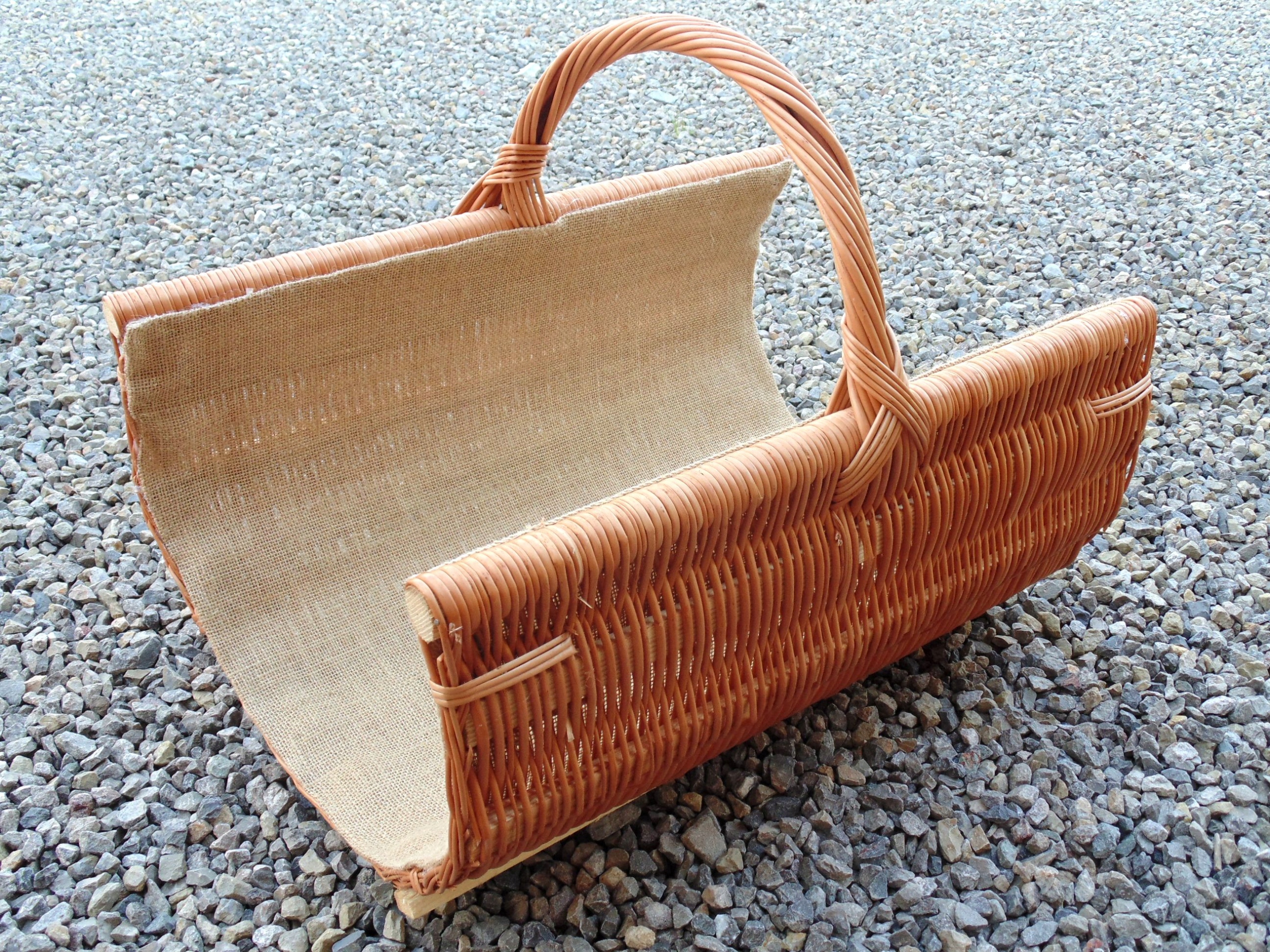 KOSZ NA DREWNO, WIKLINA + JUTA, WZMACNIANY 60 cm Marka inna