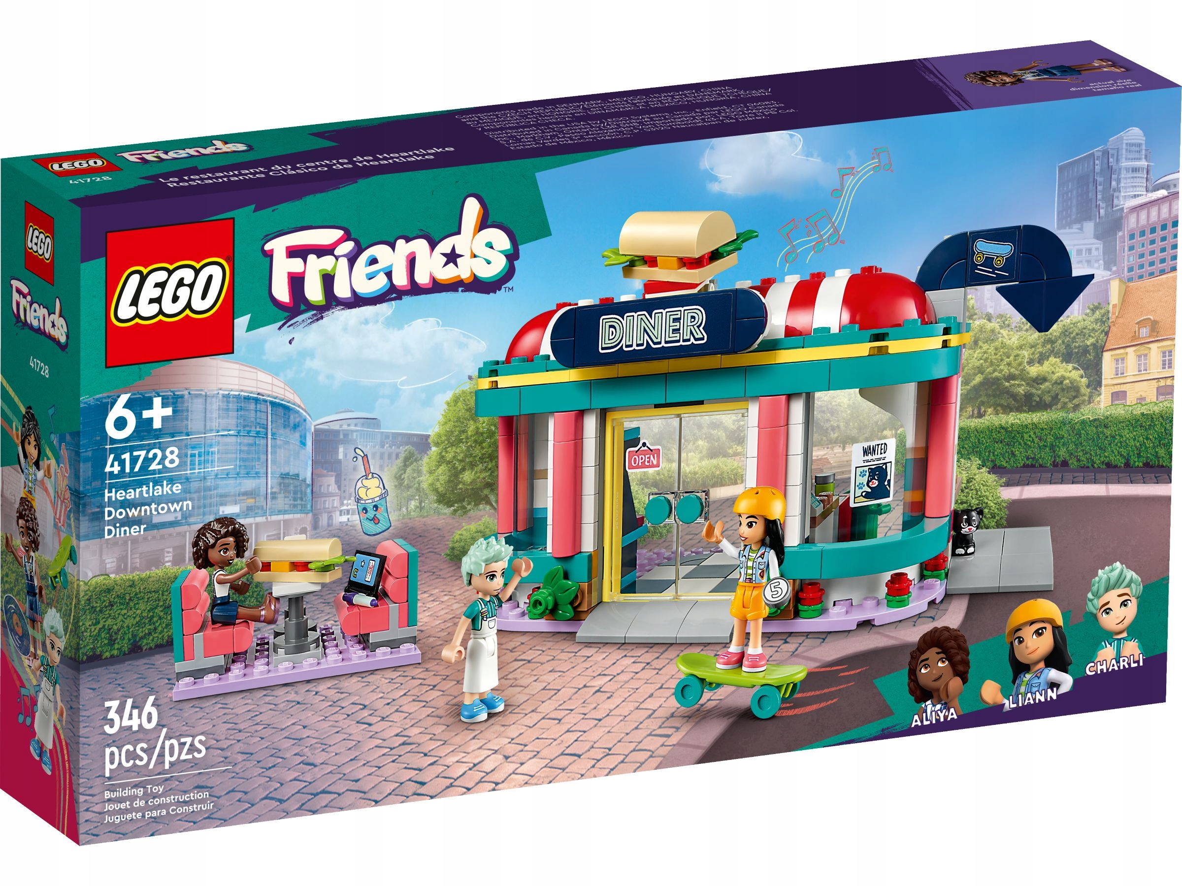 

Lego 41728 Friends Bar W Śródmieściu Heartlake