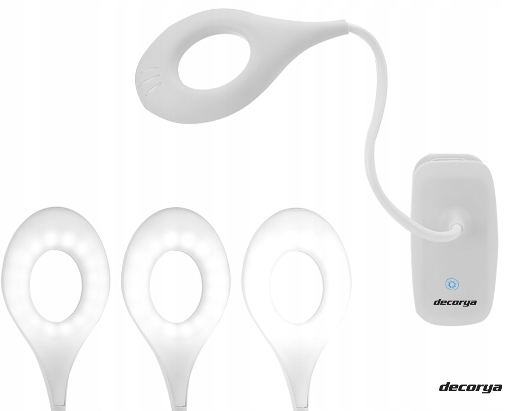 LAMPKA LED Z KLIPSEM DO CZYTANIA NA DOTYK Informacje dodatkowe regulacja natężenia światła