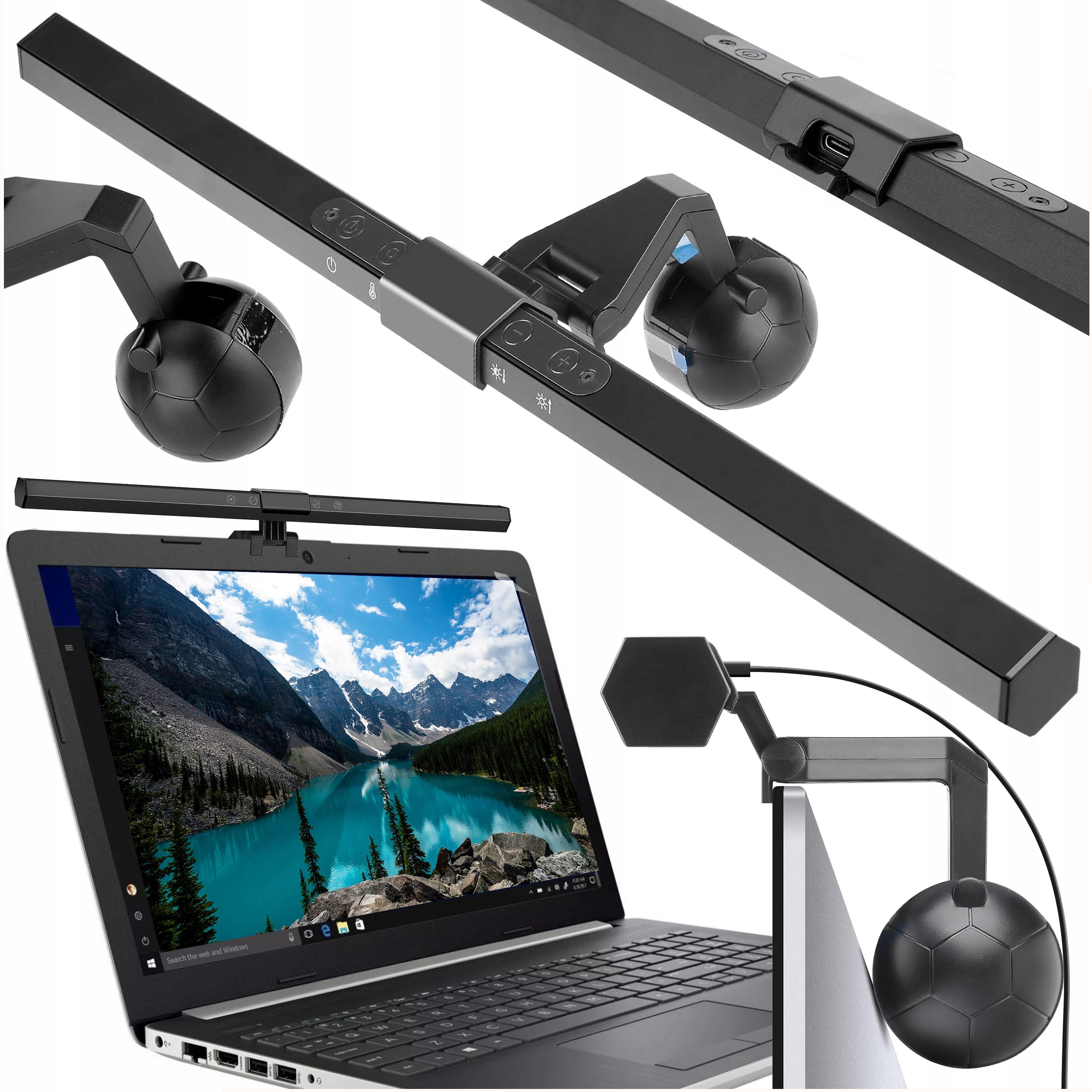 LAMPKA DO KOMPUTERA LAPTOPA UCHWYT NA EKRAN Stan opakowania oryginalne