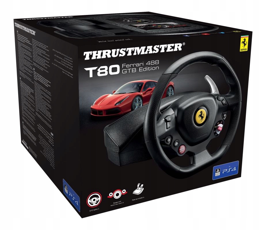 Thrustmaster T80 Ferrari 488 Gtb Edition (PC/PS3/PS4/PS5)