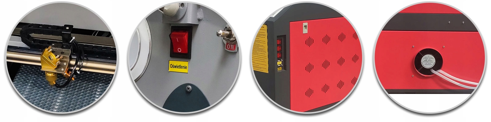 PLOTER LASEROWY LASER CO2 GRAWERKA 6090 100W RDWorks RUIDA PL LASER SOKÓŁ Marka Laser Sokół