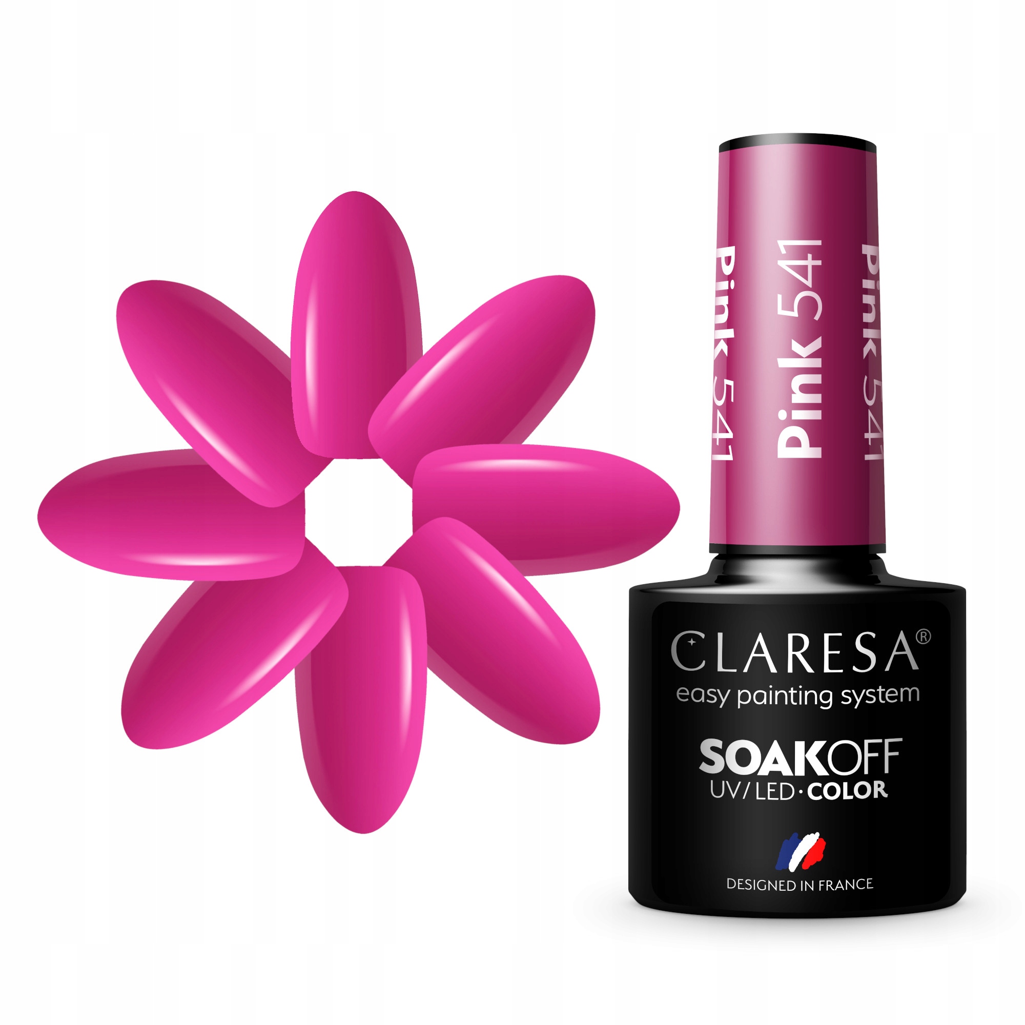 

Claresa Różowy Lakier Hybrydowy Pink 541 5ml