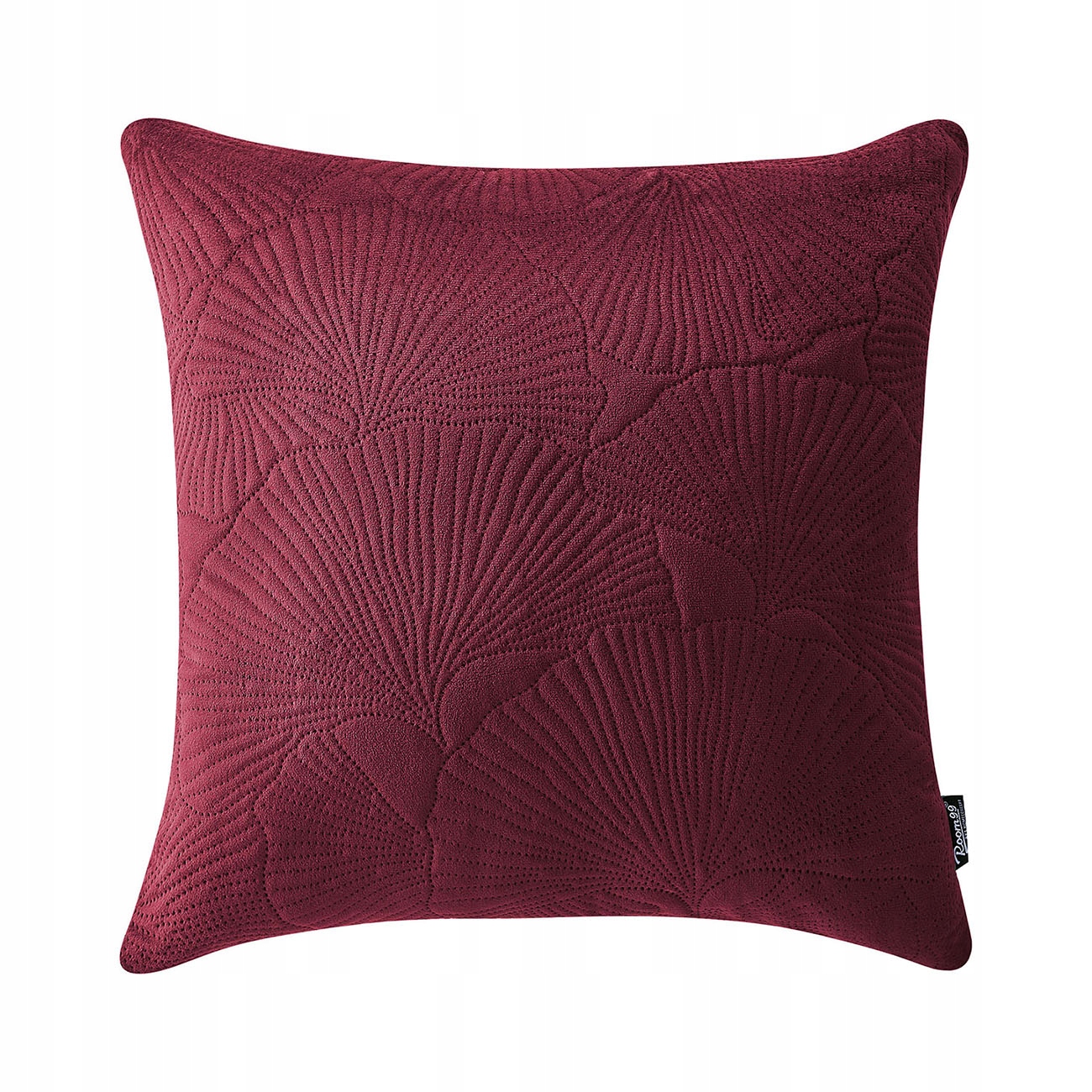 

Poduszka dekoracyjna 45x45 welur bordowa Larou