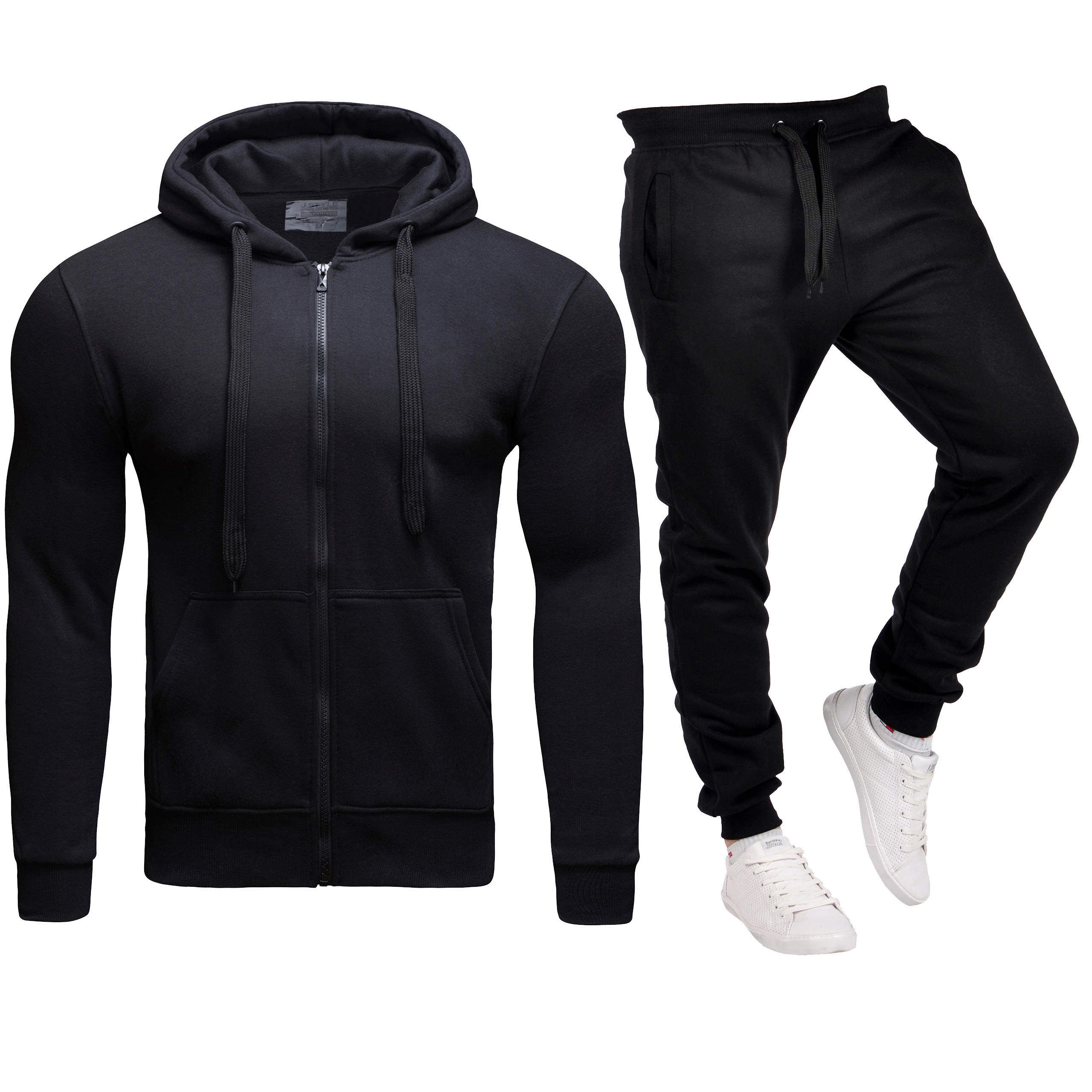 

K01c + BL08 cza r. XL Męski Komplet Dresowy