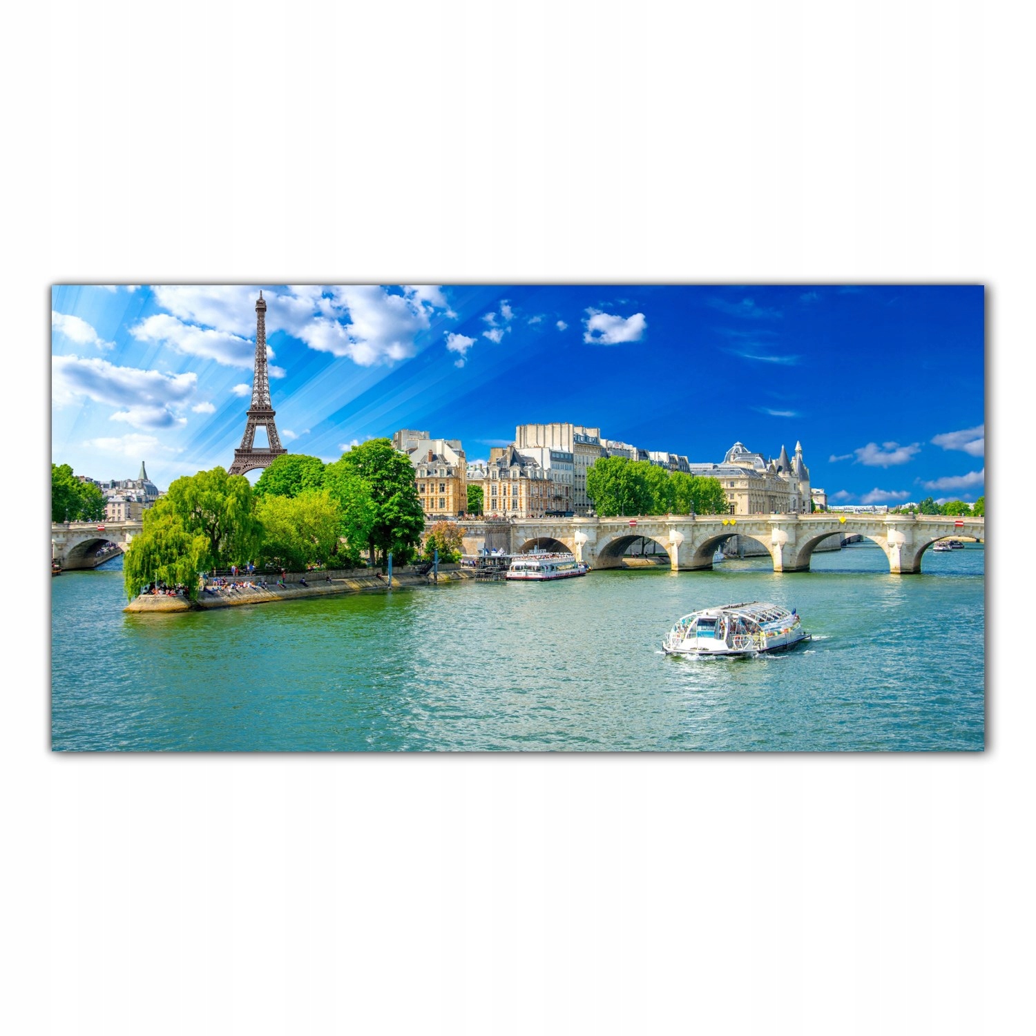 

Obraz Szklany Foto-obraz Paryż Wieża Eiffla 120x60