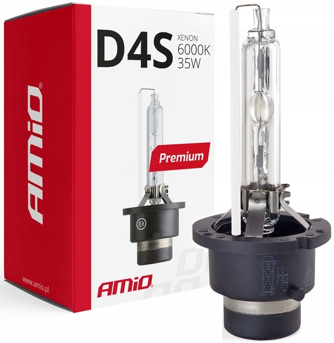 

Żarówka Żarnik Xenon Ksenon D4S 6000K Premium AMiO