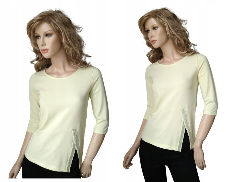 

Bluzka Latynka rękaw 3/4z miłej bawełny S/m