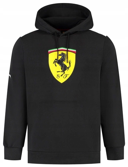 Mikina Scuderia Ferrari F1 Large Shield Hoodie Černá vel. L