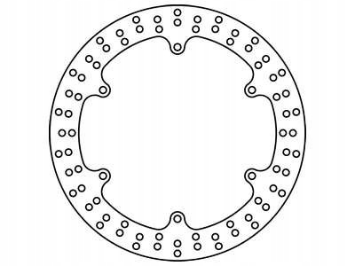 Brzdový kotúč predný Trw MST264