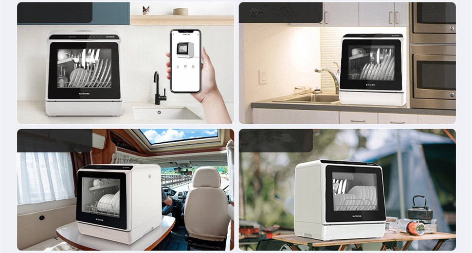 MAŁA ZMYWARKA STOŁOWA NA STÓŁ WOLNOSTOJĄCA NABLATOWA 5 PROGRAMÓW HOTELOWA Sterowanie elektroniczne