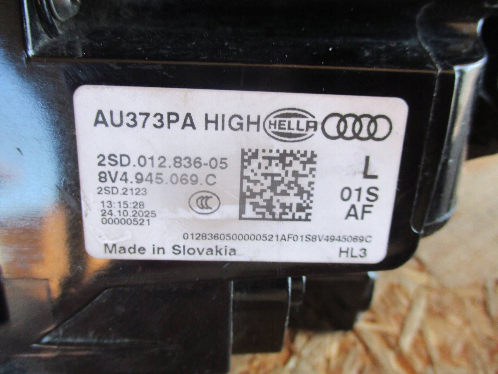 light rear part rear left AUDI A3 8V4 LIFT