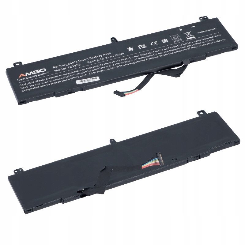 Batéria TDW5P pre notebook Dell Alienware 13 R3 76Wh 15.2V 4900 mAh