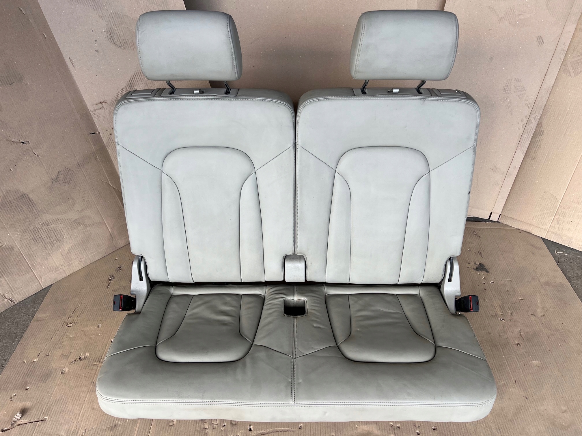 AUDI Q7 4L Sitze Sitz Sitz III 3 RZAD Leder JASNA