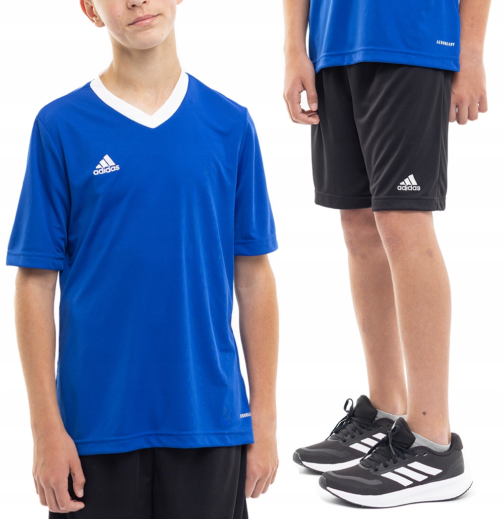 Strój Sportowy adidas Entrada 22 Komplet Dziecięcy Wf Koszulka Spodenki 152
