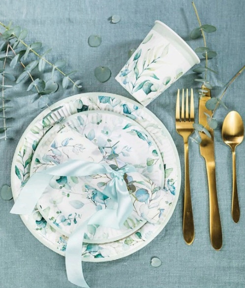 KUBECZKI EUKALIPTUS ZIELONY URODZINY 250ML 8 SZTUK Marka Pol-Mak