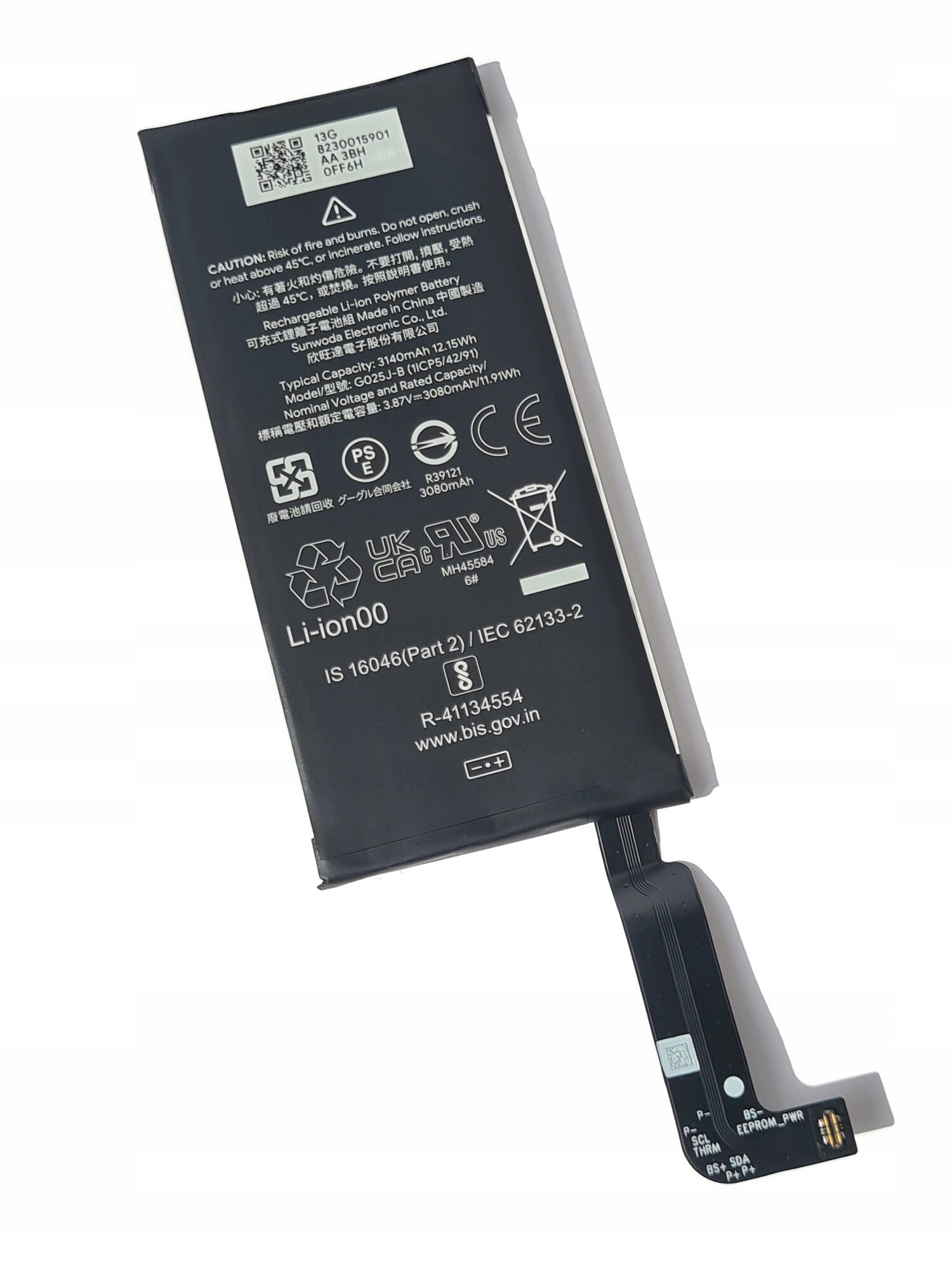 Org Nová originální akumulátor pro Google Pixel 4A 3140 mAh (G025J)