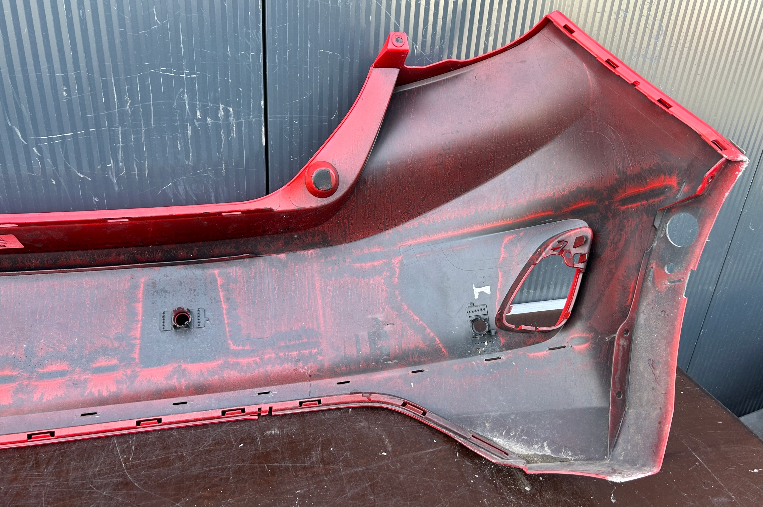 bumper rear part rear FORD FIESTA MK8 ST-LINE PDC