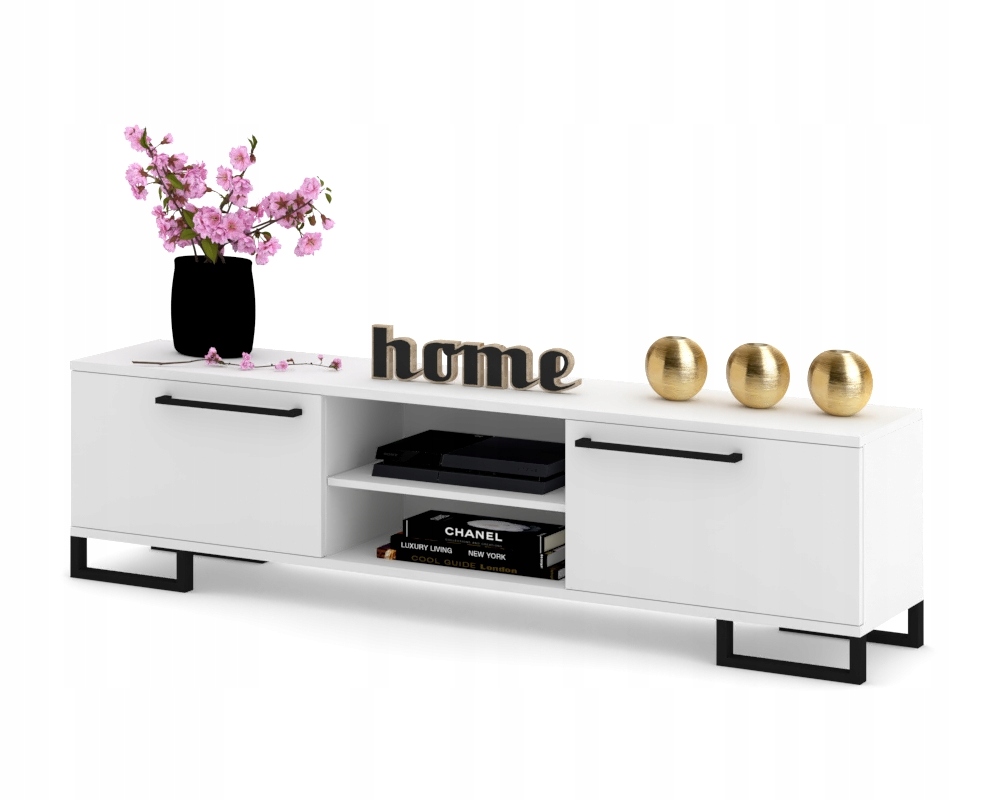 King Stojící Rtv skříňka Komoda Tv Bílá Mat 180