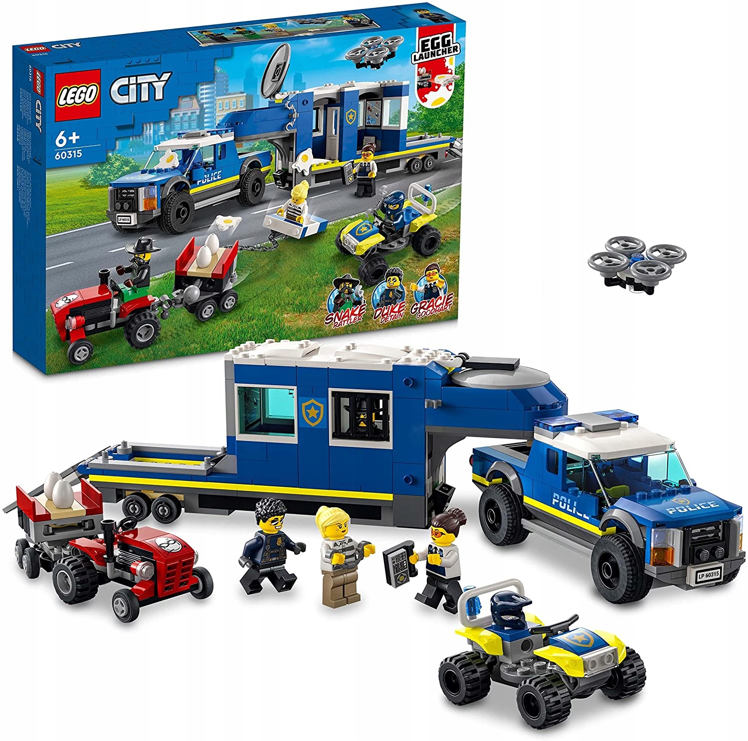 

Lego City Mobilne centrum dowodzenia policji 60315