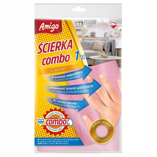 Levně 5 x Amigo Utěrka z mikrovlákna