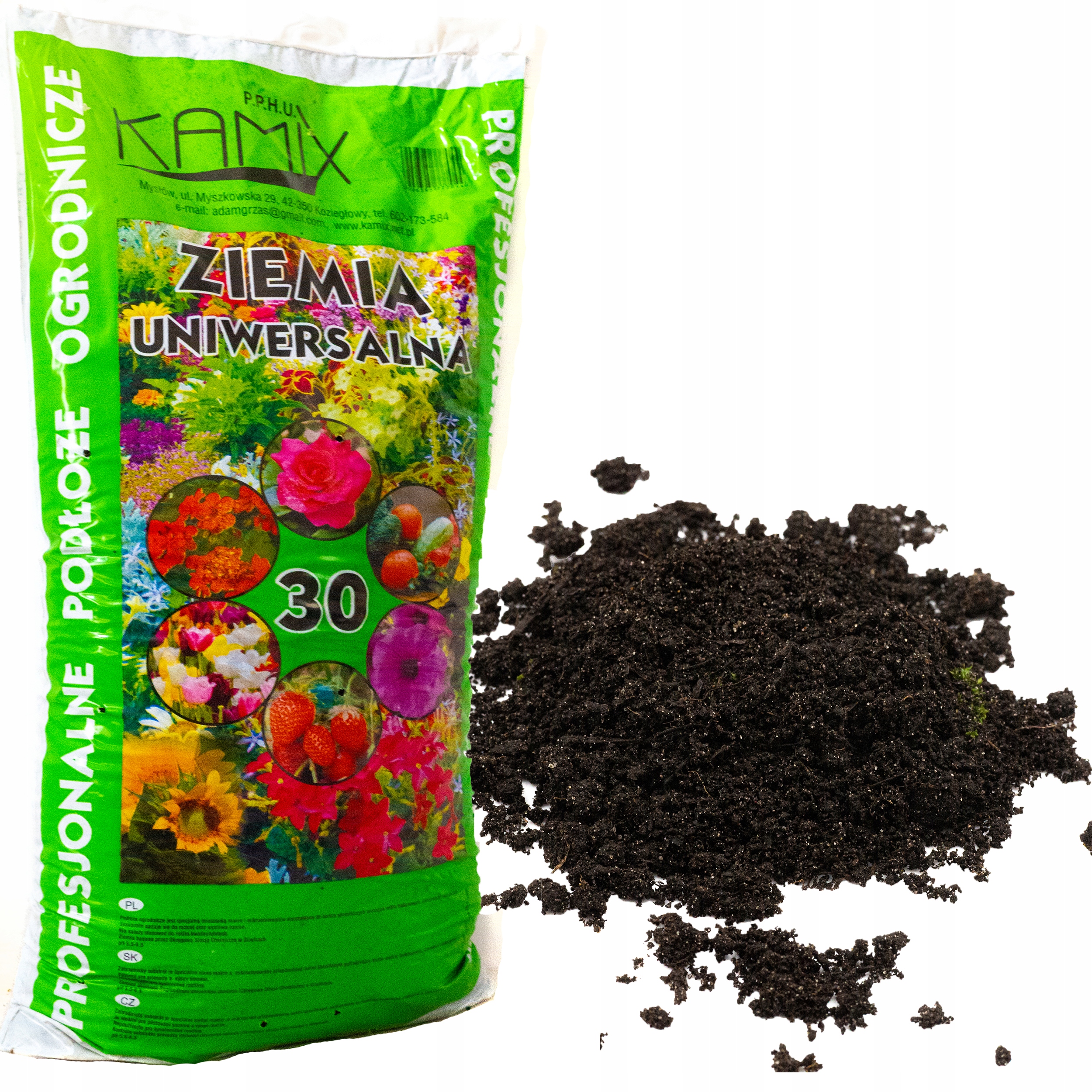 

Ziemia Uniwersalna do warzyw i kwiatów 30L Nawóz