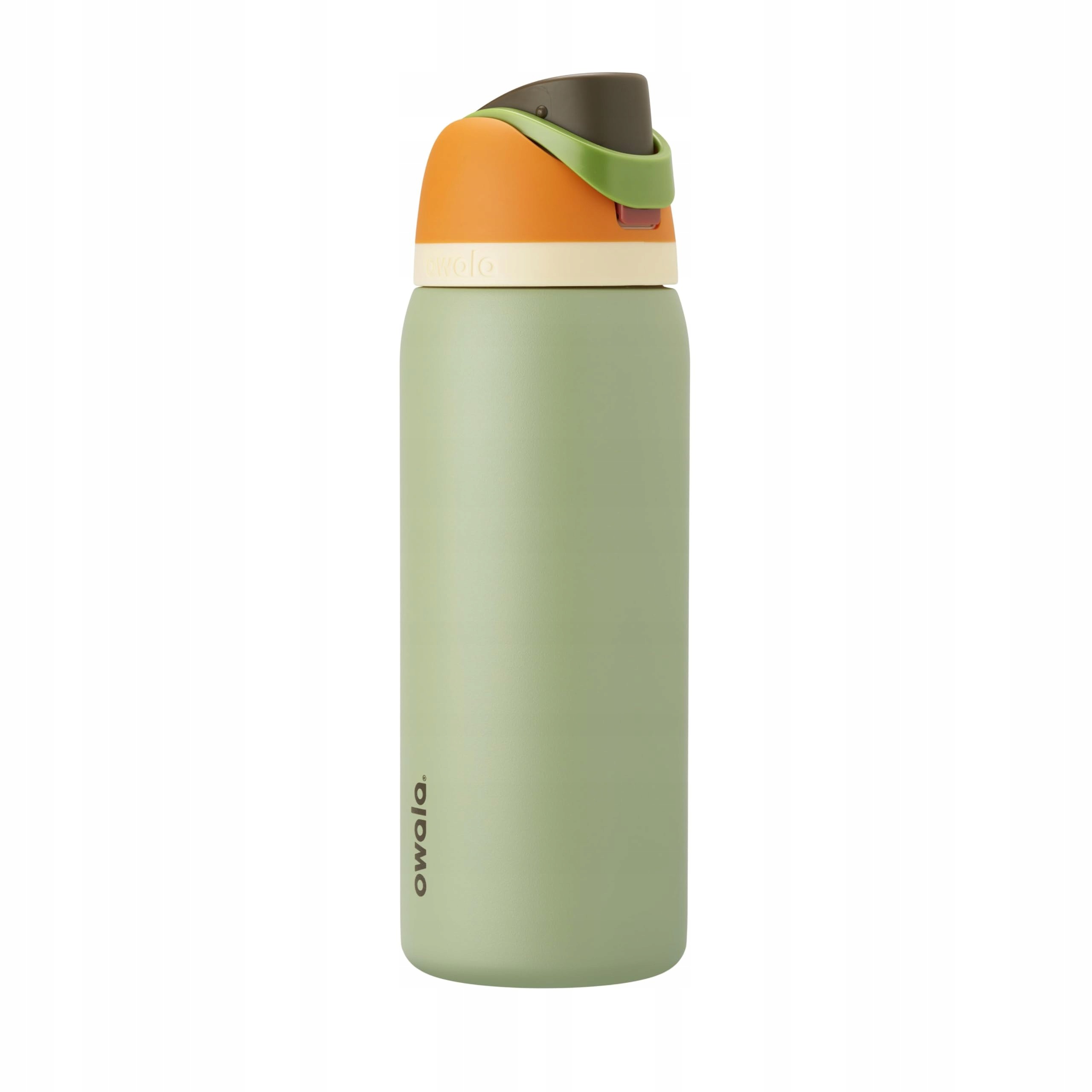 Oválna termofľaša z nehrdzavejúcej ocele s slamkou FreeSip, 950 ml Camo