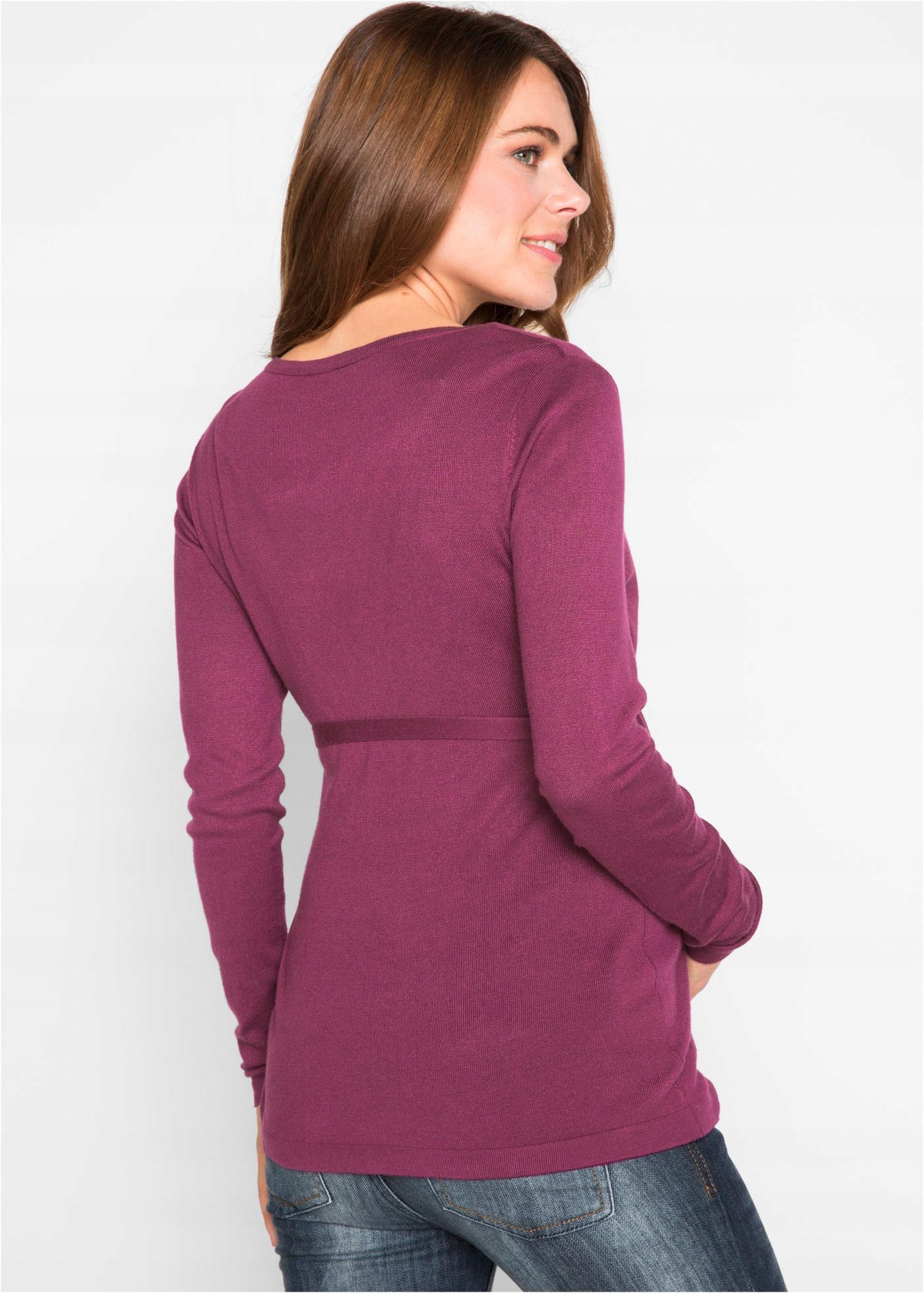 40 SWETER CIĄŻOWY DO KARMIENIA Rozmiar 40