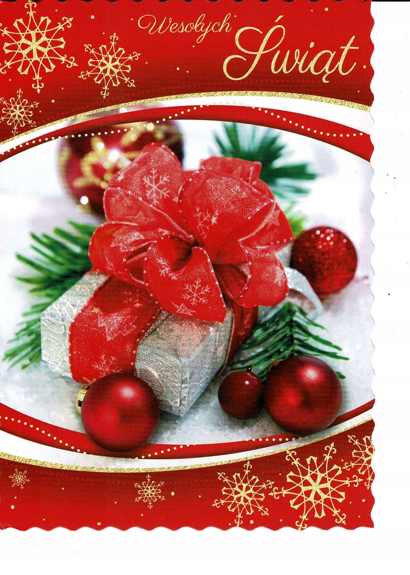 POCZTÓWKA KARTKA Boże Narodzenie ŚWIĘTA 1 SZTUKA