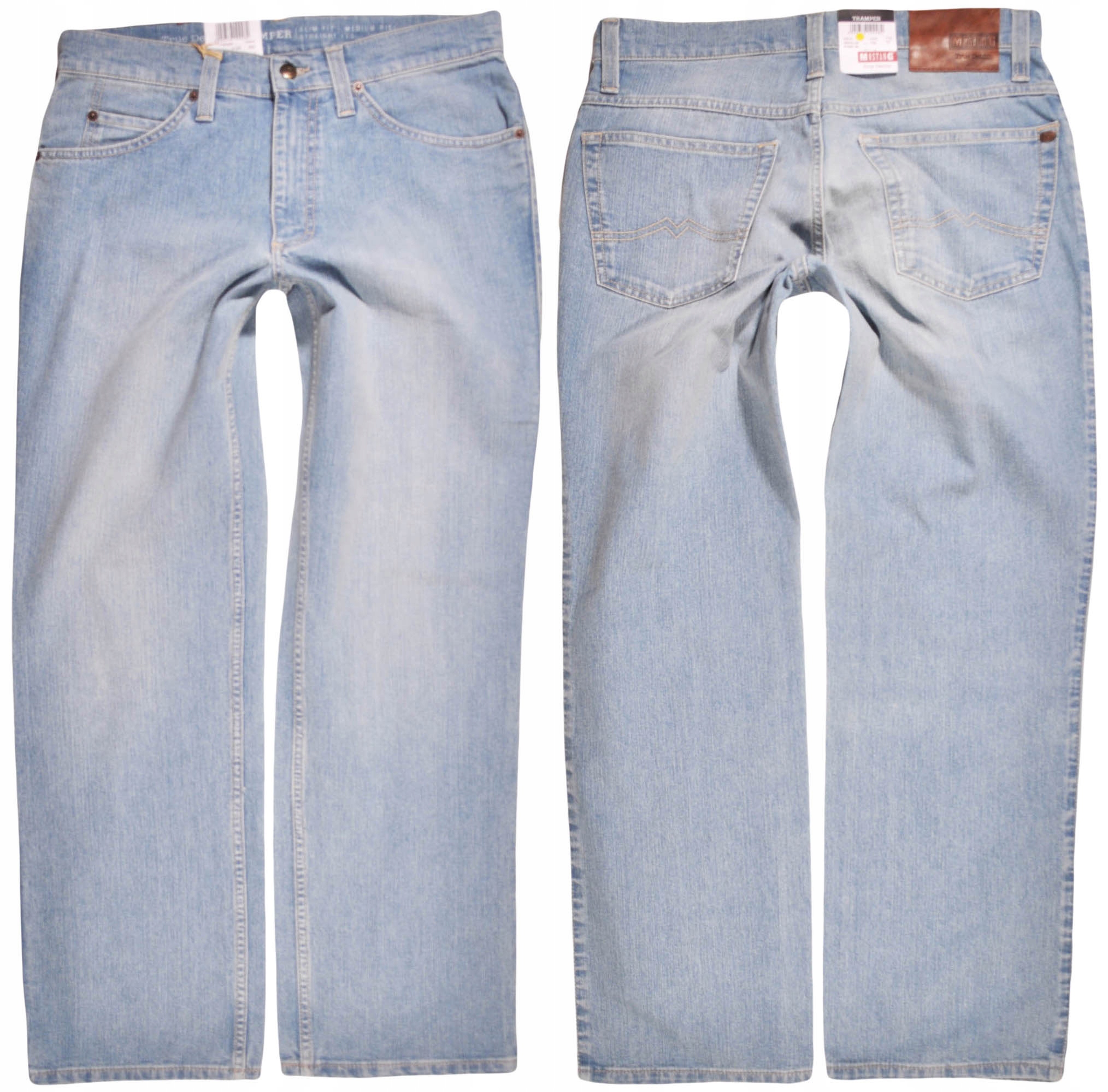 Mustang kalhoty Straight regular Blue jeans Tramper W31 L30