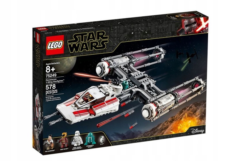 Lego 75249 Star Wars Stíhačka Y-Wing Hnutí odporu