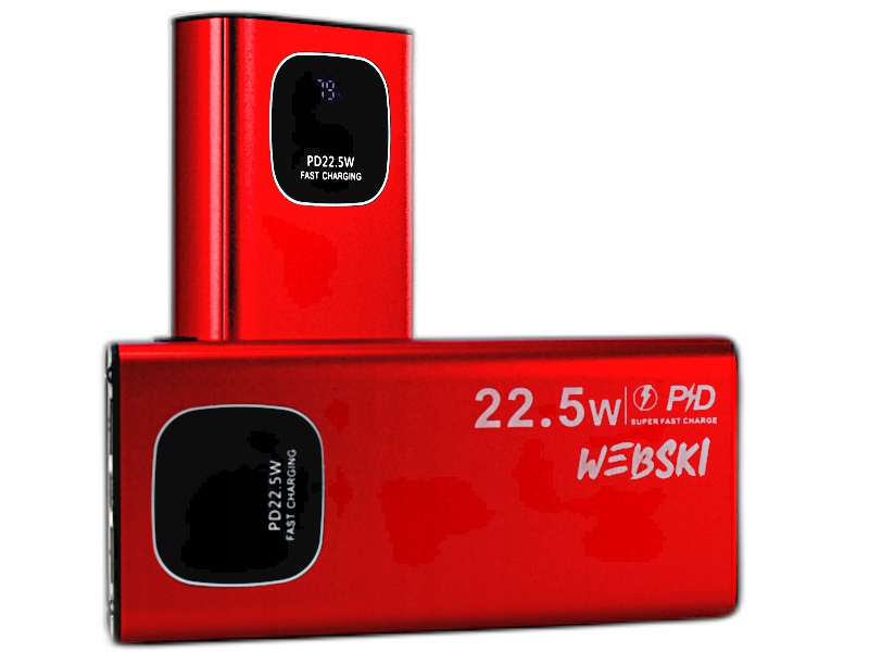 Velmi Výkonná Hliníková Powerbanka 30000 mAh Nabíječka Pro Telefon Smartphonu