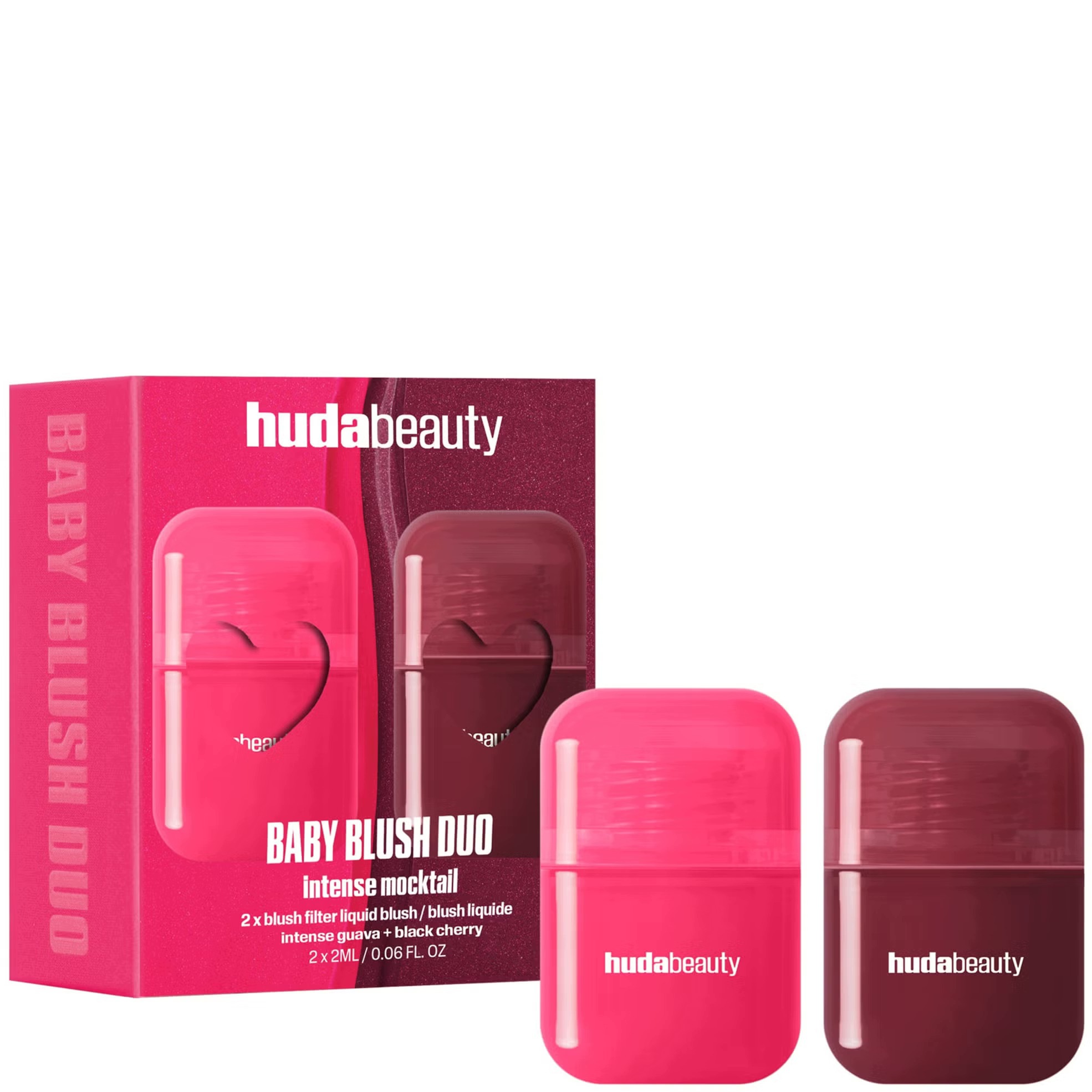 Huda Beauty Baby Blush Duo Intense Mocktail zestaw mini róży Limited