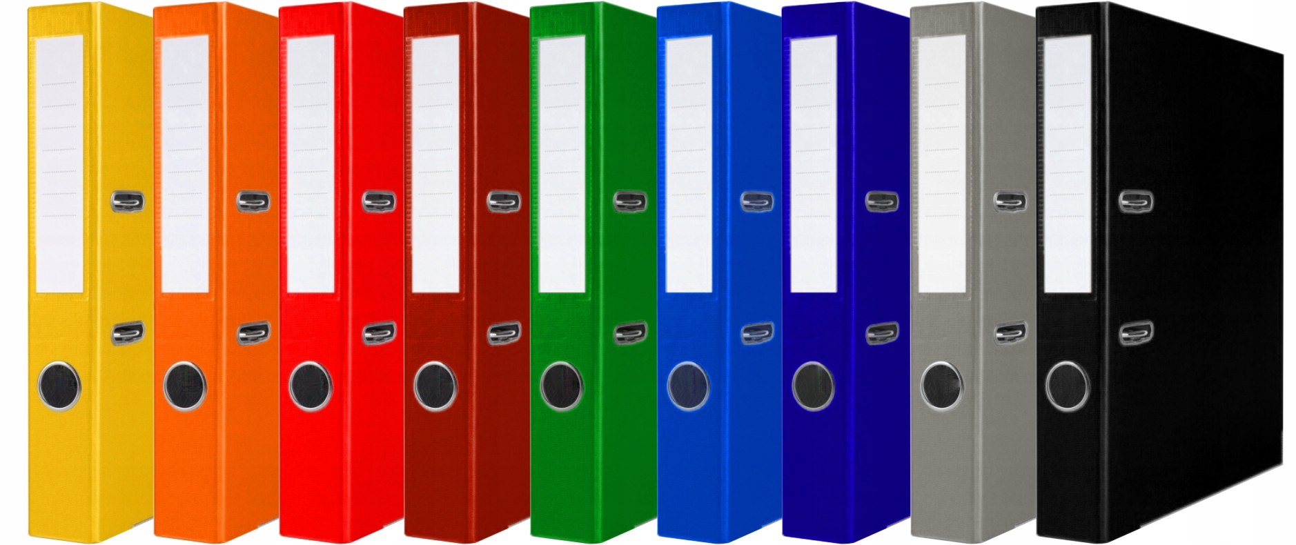 Segregator na dokumenty A4 50mm Budżetowy Czarny Kolor czarny