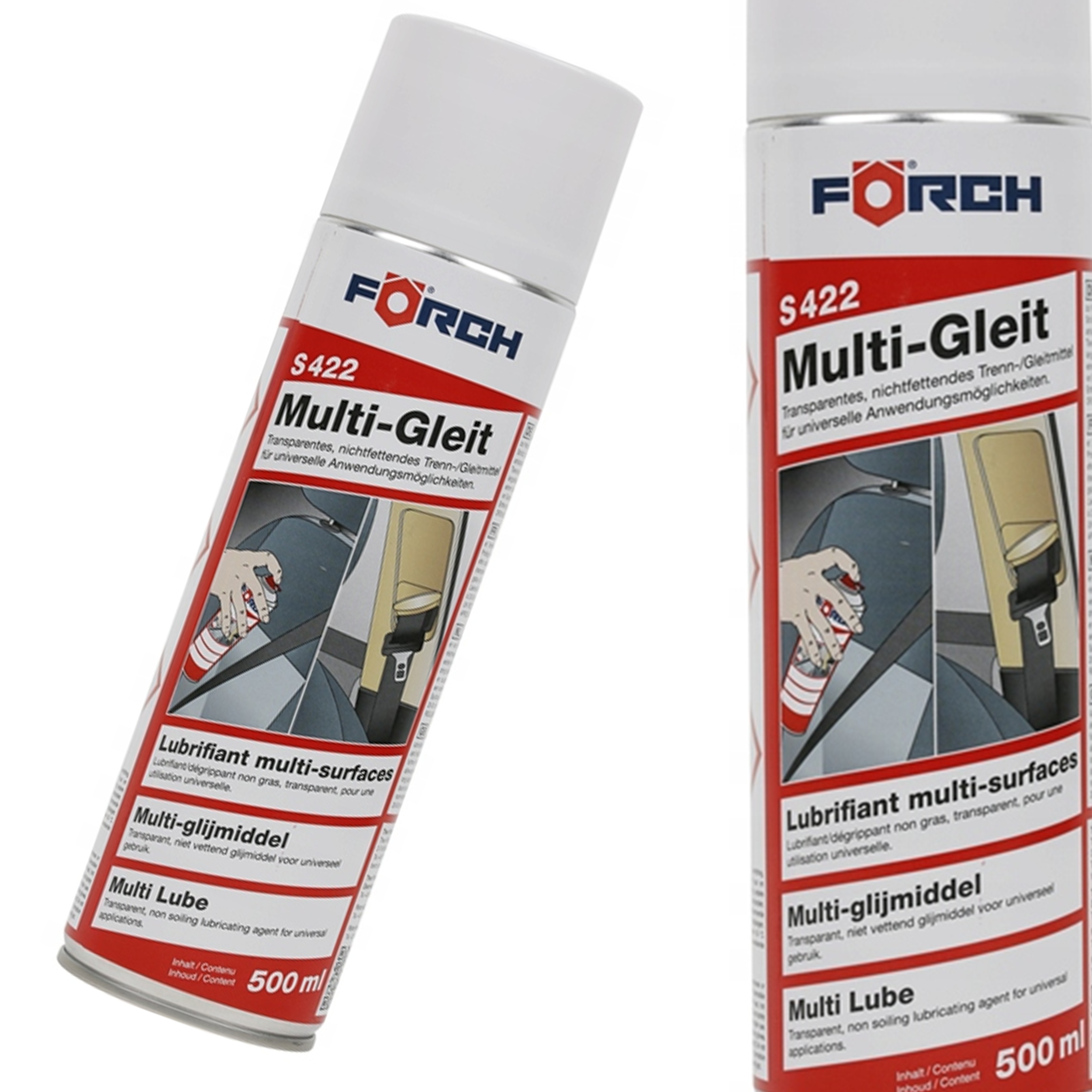 Smar poślizgowy do pasów bezpieczeństwa gumy Forch S422 500ml