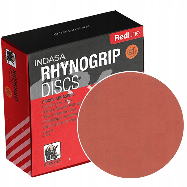 INDASA RED Krążki Ścierne Rzep 125mm P1200 x10 Marka Indasa