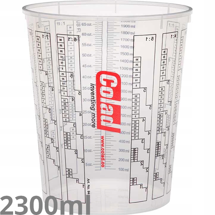 Colad Kubek do mieszania lakieru ze skalą 2300ml 1 szt.
